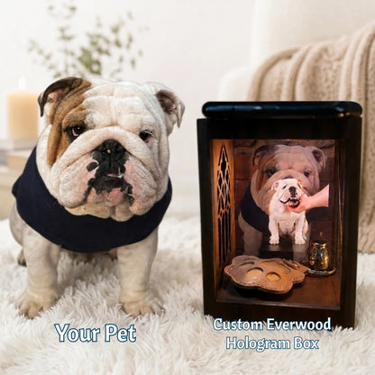Pawever™ Everwood Hologram Box