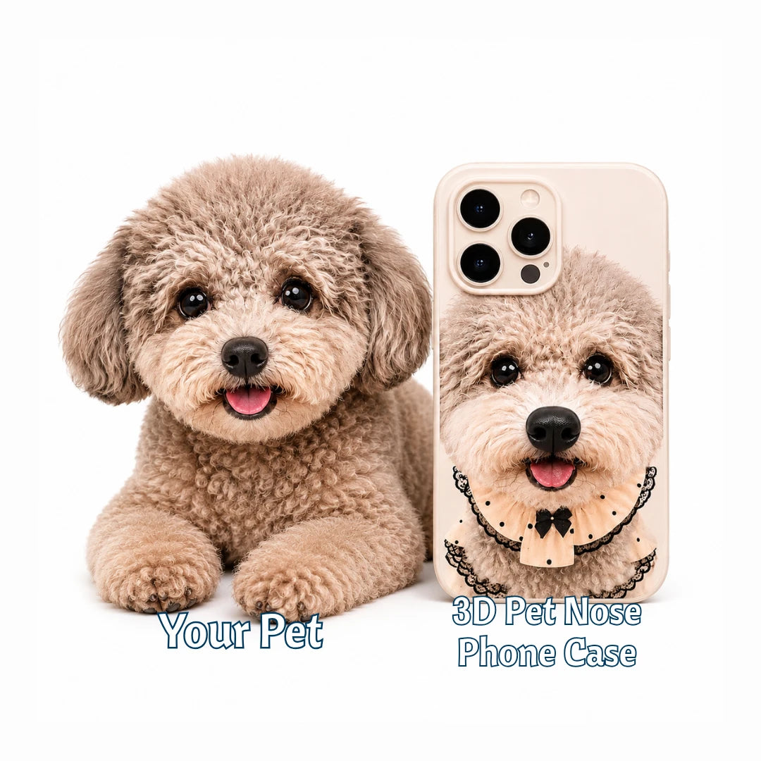 Custom 3D Pet Nose Phone Case
