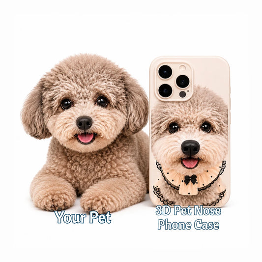 Custom 3D Pet Nose Phone Case