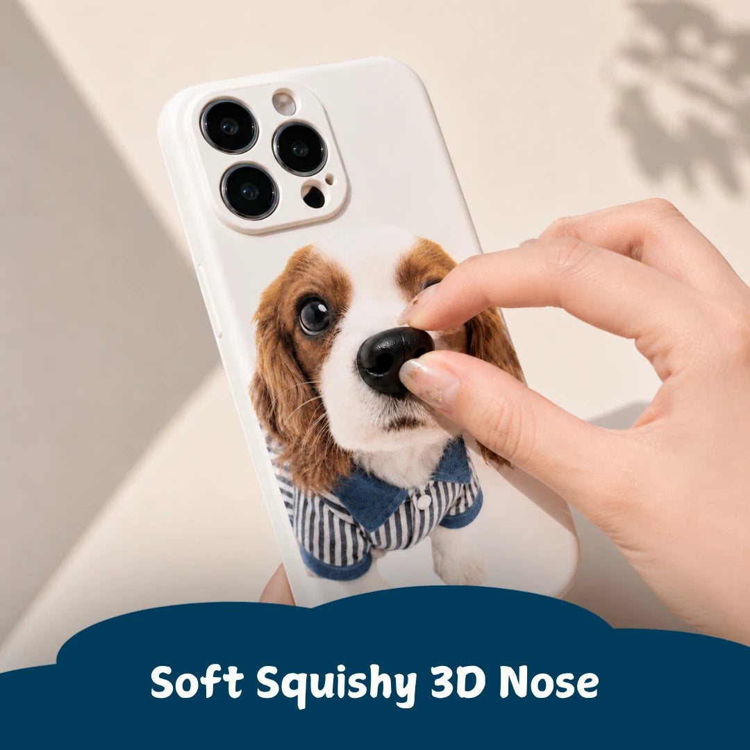 Custom 3D Pet Nose Phone Case