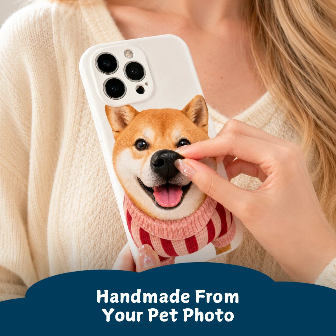 Custom 3D Pet Nose Phone Case
