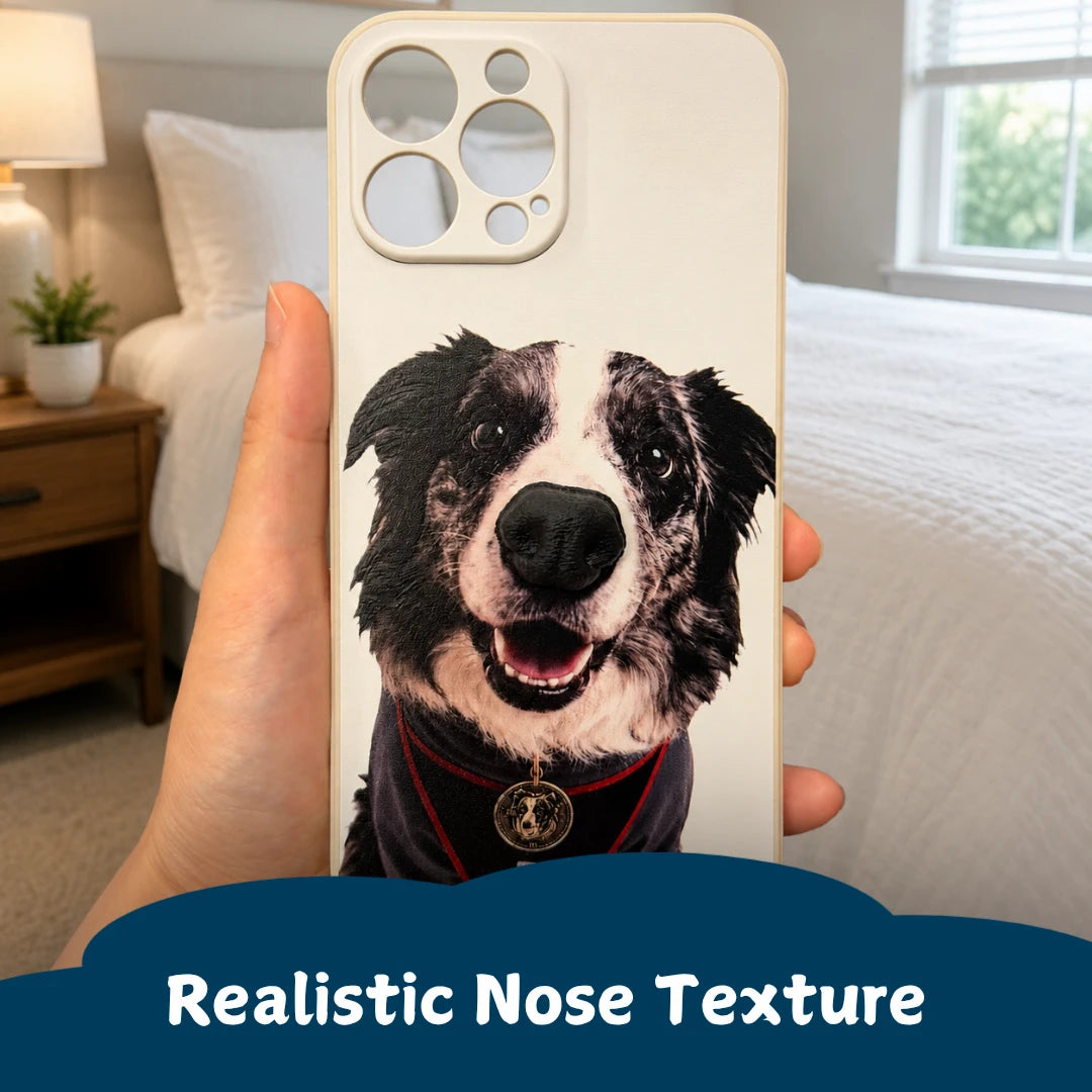 Custom 3D Pet Nose Phone Case