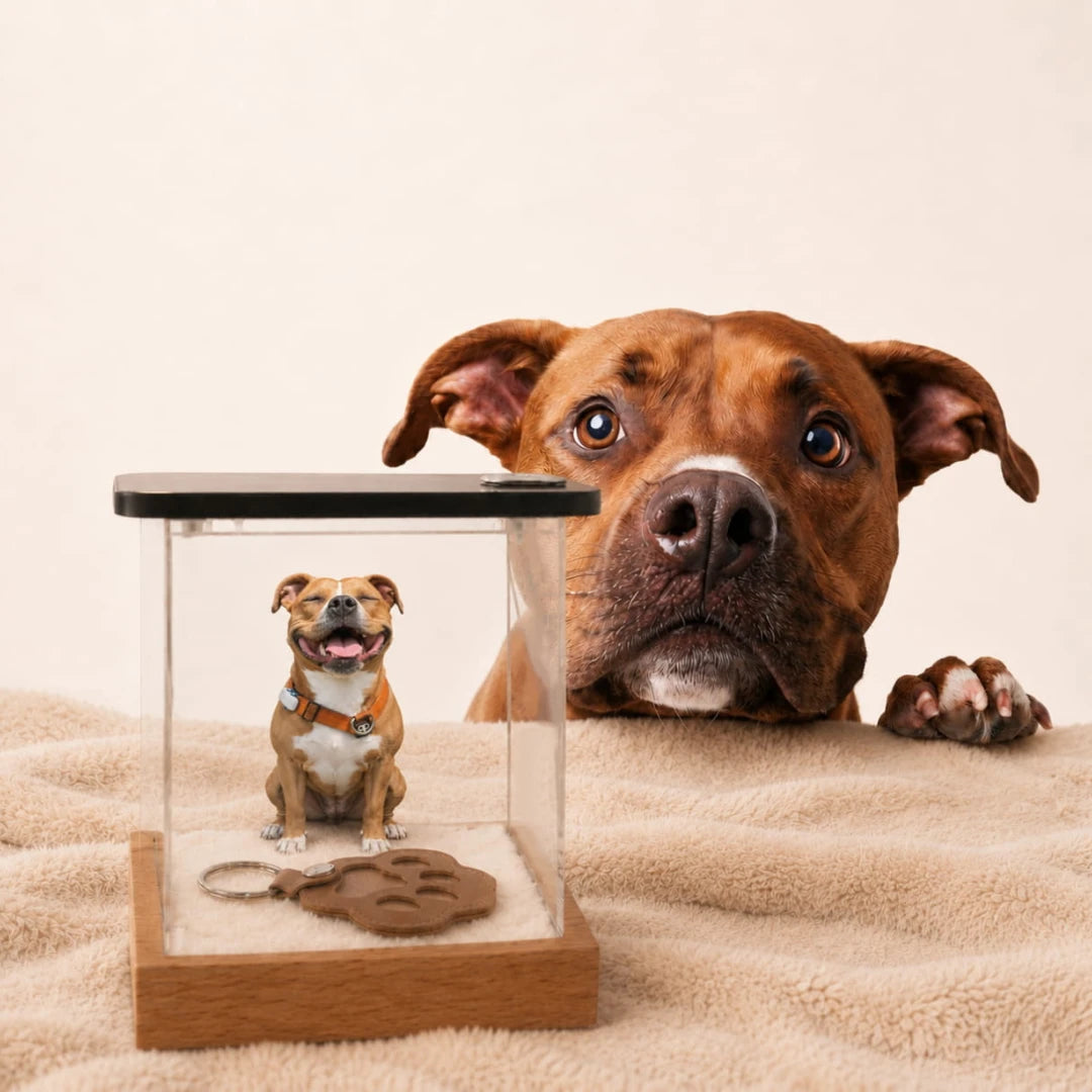 Pawever™ Crystal Hologram Box